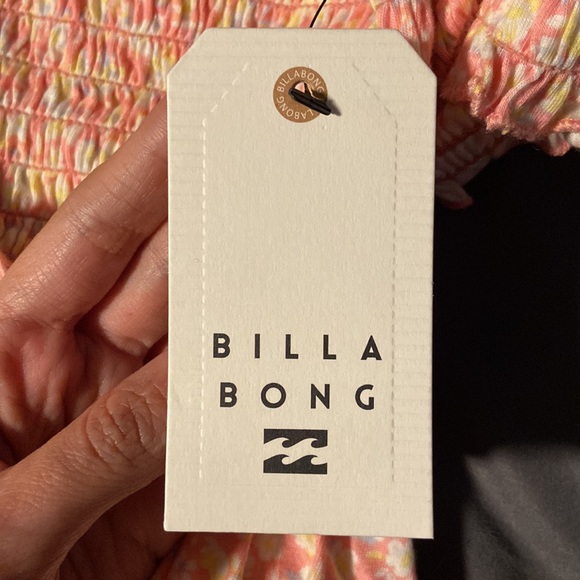 Keep It Sweet Billabong Smocked Babydoll Dress - Picture 5 of 5